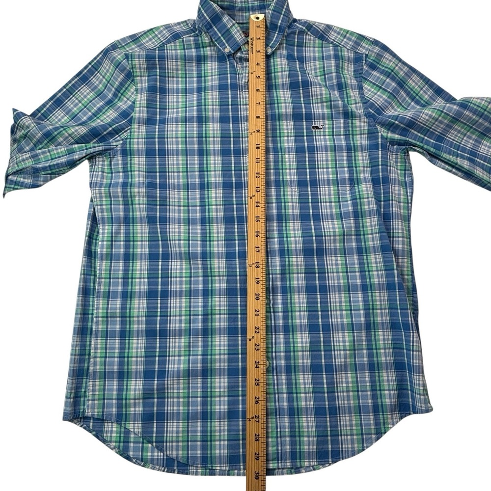 Vineyard Vines Mens M Medium Button-Down Classic Fit Plaid Tucker Fit Shirt - Picture 11 of 16